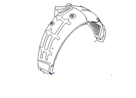 Fender Liner Rear Right - 868223M300